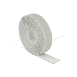 Delock hurkolható rögzítők (3 m x 20 mm, tekercs, újrahasználható, szürke)