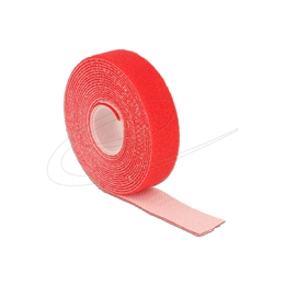 Delock hurkolható rögzítők tekercs (3 m x 20 mm, újrahasználható, piros)