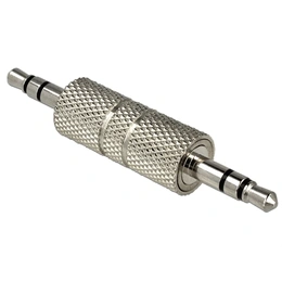 Delock sztereó jack 3,5 mm adapter (3,5 mm M/M, fém ház, 5 cm, ezüst)