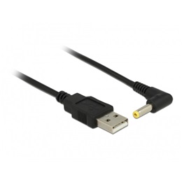 Delock tápkábel USB A > DC 4,0 x 1,7 mm 1,5 m (USB A dugó / DC 4,0 x 1,7 mm dugó, 90°)