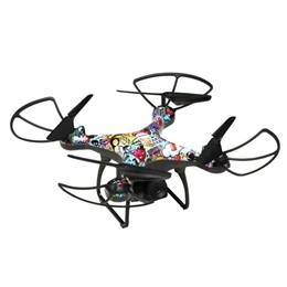 Denver DCH-350 drón (720p kamera, 22 perc, 1600 mAh, 27x27 cm, magasságtartó, 30 m hatótáv, microSD, propellervédő)