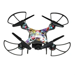 Denver DCH-350 drón (720p kamera, 22 perc, 1600 mAh, 27x27 cm, magasságtartó, 30 m hatótáv, microSD, propellervédő)
