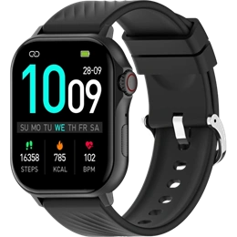Denver SWG-159B okosóra (2,13", AMOLED, Bluetooth 5.3, GPS, aktivitásmérő, pulzusmérő, 3 ATM, fekete)