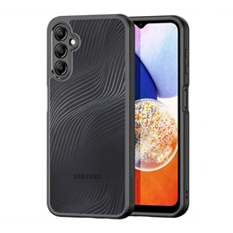 Dux Ducis Aimo szilikon telefonvédő (ütésállóság, kameravédő, matt, hullám, fekete)