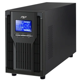 FSP Champ 3000VA UPS (online, 2700W, LCD, menedzselhető, USB 2.0, soros port, 4x C13, torony, IEC)