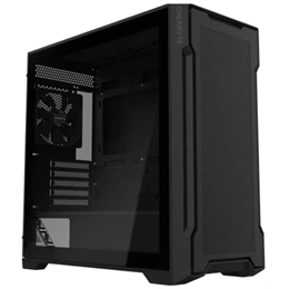 Gigabyte C102G (midi torony, Mini-ITX/Micro ATX, tápegység nélkül, üvegfalú, fekete)