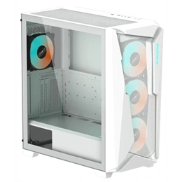 Gigabyte C301GW (midi torony, ATX, üvegfalú, tápegység nélkül, fehér)