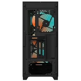 Gigabyte C301G V2 (midi torony, ATX, tápegység nélkül, üvegfalú, fekete)