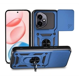 Gigapack Defender szilikon telefonvédő (ütésállóság, tartógyűrű, kameravédő, mágneses tartó, sötétkék)