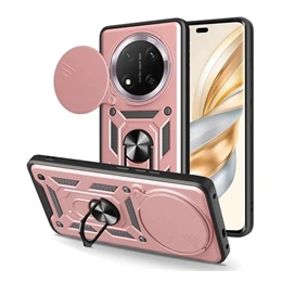 Gigapack Defender szilikon telefonvédő (ütésállóság, tartógyűrű, kameravédő, rozéarany)