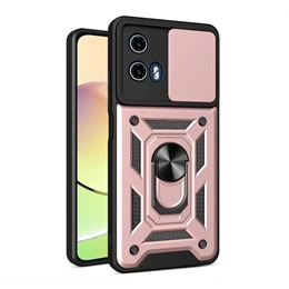 Gigapack Defender szilikon telefonvédő (ütésállóság, tartógyűrű, kameravédő, rozéarany)