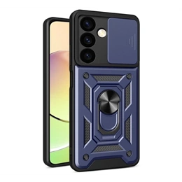 Gigapack Defender szilikon telefonvédő (ütésállóság, tartógyűrű, kameravédő, sötétkék)