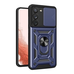 Gigapack Defender szilikon telefonvédő (ütésállóság, tartógyűrű, kameravédő, sötétkék)