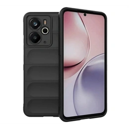Gigapack szilikon telefonvédő (ütésálló, kameravédő, 3D, fekete)