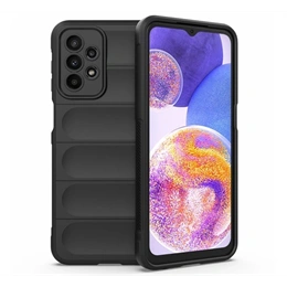 Gigapack szilikon telefonvédő (ütésálló, kameravédő, 3D, fekete)