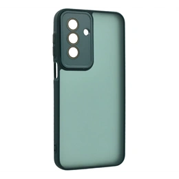 Gigapack szilikon telefonvédő (ütésállóság, akril hátlap, kameravédő, sötétzöld)