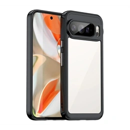 Gigapack szilikon telefonvédő (ütésállóság, átlátszó hátlap) fekete