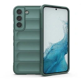 Gigapack szilikon telefonvédő (ütésállóság, kameravédő, 3D, sötétzöld)