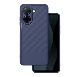 Gigapack szilikon telefonvédő (ütésállóság, kameravédő, karbon minta, 1,5 mm, matt, sötétkék)