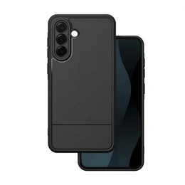Gigapack szilikon telefonvédő (ütésállóság, kameravédő, karbon minta, fekete)