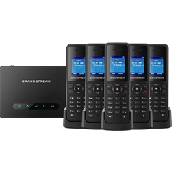 Grandstream DP750 VoIP DECT bázisállomás (10 SIP, 5 regisztrálható kézibeszélő, 10/100 Mbps, 5 LED kijelző, 3 résztvevős