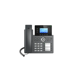 Grandstream GRP2604P IP telefon (3 vonalas, HD LCD kijelző, PoE)