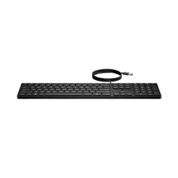 HP 320K vezetékes billentyűzet (HU, USB, fekete)
