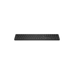 HP 495K vezeték nélküli billentyűzet (HU, több eszközös, 2,4 GHz, Bluetooth, teljes méret, 3 zónás, fekete)