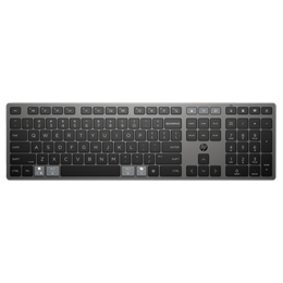 HP 720 vezeték nélküli billentyűzet (HU, többeszközös, Bluetooth, 2,4 GHz, USB-A, fekete)