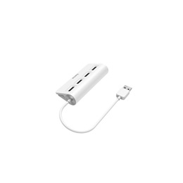 Hama 200120 USB hub (4xUSB-A, USB 2.0, bus-powered, fehér)