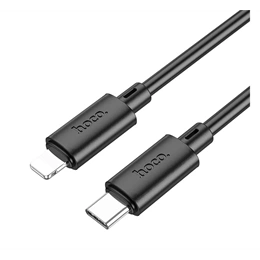 Hoco X88 adatkábel (type-c - lightning, 20W, PD gyorstöltés, 100cm, fekete)