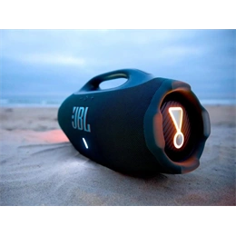 JBL Boombox 4 hordozható Bluetooth hangszóró (Bluetooth 5.4, 2x65W RMS mély, 2x40W RMS magas, IP68, fekete)
