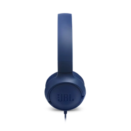 JBL Tune 500 vezetékes fejhallgató (3,5 mm jack, sztereó, mikrofonos, kék)