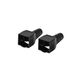 Lanberg CAT6 F/UTP toldó (2x RJ45, szerszám nélkül, ABS, fém, fekete, ezüst)