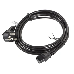 Lanberg CEE 7/7 - IEC 320 C13 tápkábel (3 m, fekete)