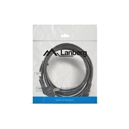 Lanberg CEE 7/7 - IEC 320 C13 tápkábel (3 m, fekete)