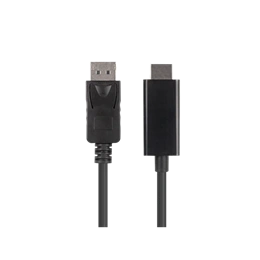 Lanberg DisplayPort (M) v1.1->HDMI (M) kábel (1,8 m, fekete)