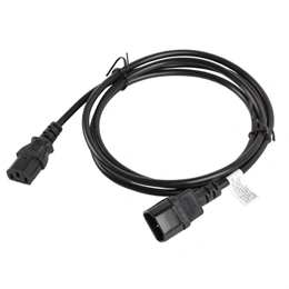 Lanberg IEC 320 C13–C14 kábel (1,8 m, VDE, fekete)