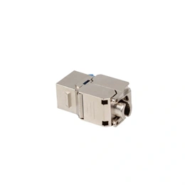 Lanberg Keystone modul (CAT6, RJ-45, szerszám nélküli, AWG 22-24, foszfor bronz csatlakozó, ezüst)