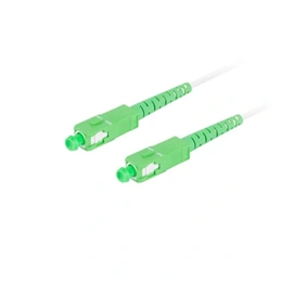 Lanberg Optikai patch SM SC/APC-SC/APC szimplex (2,5 m, G657B3, 3,0 mm, 9/125, LSZH, fehér)