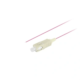 Lanberg Optikai pigtail SC/UPC (MM, OM4 50/125, 2 m, Easy Strip, LSZH, lila)