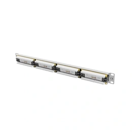 Lanberg Patch Panel (19", 1U, 24 port, CAT6, szürke)