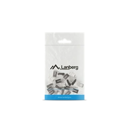 Lanberg RJ45 csatlakozó (CAT6, FTP, 8P8C, átfűzhető, 100 db/cs, műanyag, átlátszó)