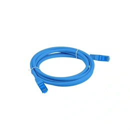 Lanberg S/FTP CAT6A patch kábel (0,5 m, LSZH, CCA, kék)