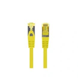 Lanberg S/FTP CAT6a patch kábel (0,5 m, LSZH, réz, sárga)