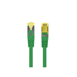 Lanberg S/FTP CAT6a patch kábel (0,5 m, LSZH, zöld, réz)