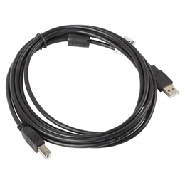 Lanberg USB-A - USB-B 2.0 kábel (USB 2.0, 3 m, ferrit, aranyozott csatlakozók, AWG 30, fekete)