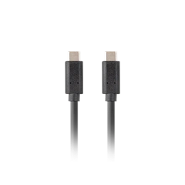 Lanberg USB-C kábel 1,8 m (USB-C - USB-C, 3.1 Gen2, 10 Gb/s, PD 100 W, Quick Charge 4.0, fekete)