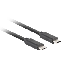 Lanberg USB-C kábel 1,8 m (USB-C - USB-C, 3.1 Gen2, 10 Gb/s, PD 100 W, Quick Charge 4.0, fekete)