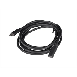 Lanberg USB-C kábel (USB-C M/F, USB 3.1 Gen1, 1,5 m, 5 Gbit/s, fekete)